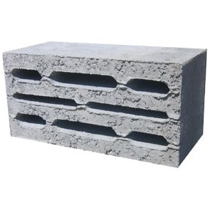 Строительный блок керамзитобетонный стеновой (К8у) | 390х190х188 | ГС-Блок
